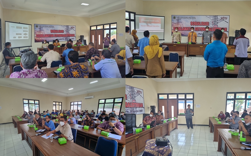 Sosialisasi Keselamatan Ketenagalistrikan Captive Power di Cabang Dinas ESDM Wilayah Slamet Selatan