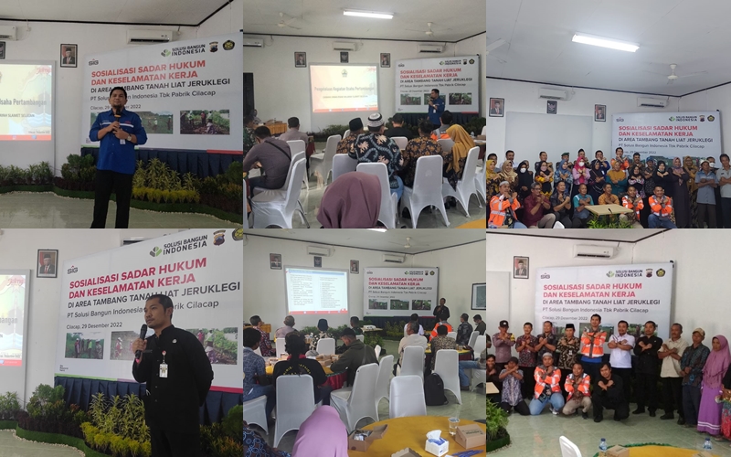 Cabang Dinas ESDM Wilayah Slamet Selatan sebagai Narasumber dalam Sosialisasi Tambang – PT. Solusi Bangun Indonesia Tbk Pabrik Cilacap